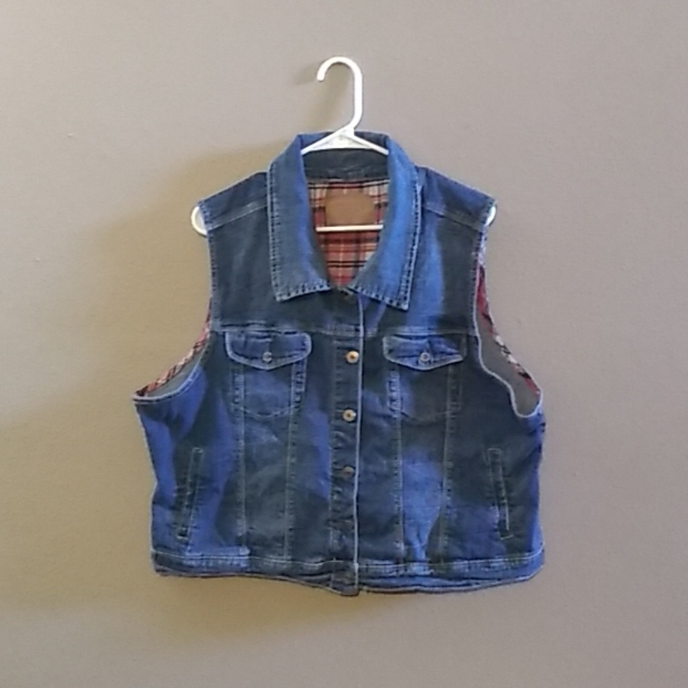 Amethyst Jeans 3X denim vest